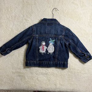 Old Navy Jean Jacket 18-24 mos Penguin Pals Customizable
